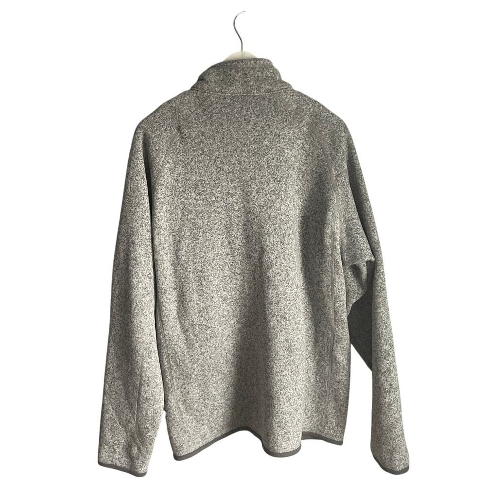 Patagonia Better Sweater Grey Fleece Jacket Full Zip up Men's Embroidered sz XL - Picture 2 of 4